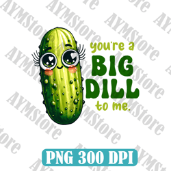 Cute Pickle Dill Pun PNG, Autism Awareness Png