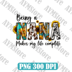 Nana Sublimation, Mother's Day, Mama Png