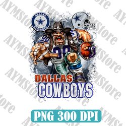 Dallas Mascot Png, Nfl Png, American Football PNG, Football Mascot, Sublimation