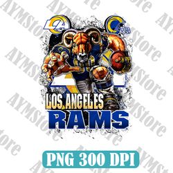 Los Angeles Mascot Png, American Football PNG, Football Mascot, Sublimation