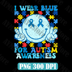 I Wear Blue For Autism Awareness Gamer Png, Autism Awareness Png