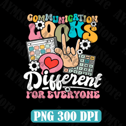 Communication Looks Different for Everyone Png, Autism Awareness Png, Communication Looks Different Png