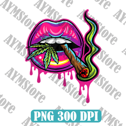 Lips Marijuana Weed Png, Hand Drawn Lips Png, Marijuana Weed Lips Png, Lips Clipart, Red Lips Png, Digital Download