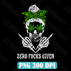 Zero Fucks Given Png, Skull PNG, Messy Bun Skull Png, Skeleton hand, Skull Mom