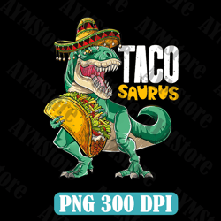 Retro Tacosaurus Taco Dinosaur T rex Funny Cinco de Mayo PNG Tacosaurus png, Taco Lover png ,Cinco de Mayo png