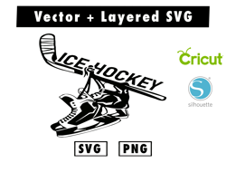 Ice hockey skates and stick badge high contrast svg and png files for cricut machine , anime svg , manga svg , Goku svg