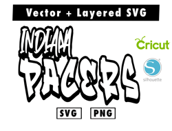 INDIANA PACERS svg and png files for cricut machine , anime svg , manga svg , Goku svg