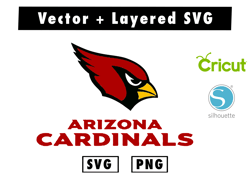 Arizona Cardinals Logo svg and png files for cricut machine , anime svg , manga svg , Goku svg