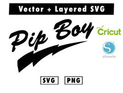 Pip Boy Sticker svg and png files for cricut machine , anime svg , manga svg , Goku svg