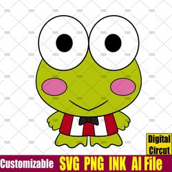 Keroppi Sanrio Cute Frog SVGKeroppi Sanrio  Coloring pagesKeroppi Sanrio  Sanrio ,png,Ink Circut desgin space