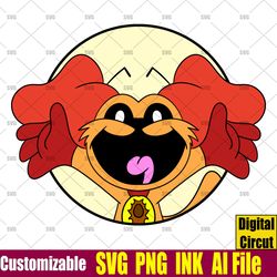 Humanized DogDay Sticker SVG Humanized DogDay Coloring pages Humanized DogDay png,Ink Circut desgin space