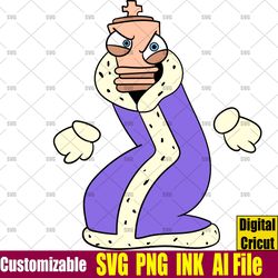 Kinger SVG Caine From the amazing digital circus SVG Kinger Coloring pages Kinger SVG png,Ink Circut desgin space