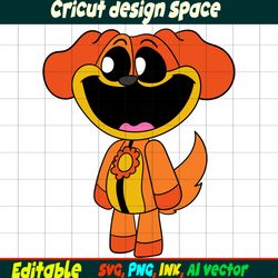 Humanized SVG DogDay Vector SVG Coloring Page HumanizedDogDay SVG Smiling Critters Png ,SVG, Ink Cricut desgin space