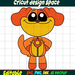 Humanized SVG DogDay Vector Dog Coloring Page HumanizedDogDay SVG Smiling Critters Png ,SVG, Ink Cricut desgin space