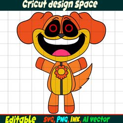 Humanized SVG DogDay Vector Dog Coloring Page Humanized DogDay SVG Smiling Critters Png ,SVG, Ink Cricut desgin space