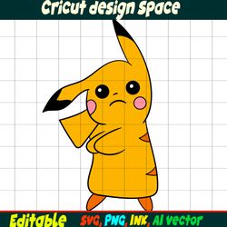 Pokemon SVG,Pokemon Png,Pokemon Ink, Pokemon Coloring pages Birthday Gift, Cut file Print