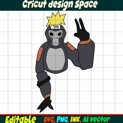 Spiderman Gorilla Tag SVG Gorilla Tag Sticker Coloring pages, Gorilla Character Gift Character Digital Download.