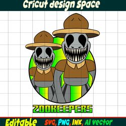 Zoonomaly SVG Zookeepers Sticker PNG Coloring pages Zookeepers Zoonomaly SVG,PNG,INK , Digital Download