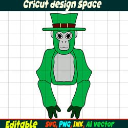 Gorilla Tag Sticker SVG,Gorilla Tag PNG, Gorilla Tag Coloring pages printable Birthday Gift, Digital Download Cut file.
