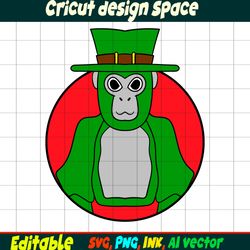 Gorilla Tag Sticker SVG,Gorilla Tag PNG, Gorilla Tag Coloring pages printable Birthday Gift, Digital Download Cut file..