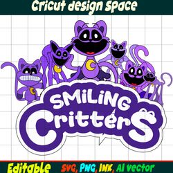 Editable Smilling Critters,Humanized Bobby BearHug,SVG Nightmare Catnap from Poppy Playtime Digital Download Ink