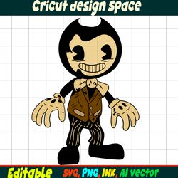 Bendy SVG The Ink Machine SVG, Bendy, sublimation, print, Beast Bendy, Coloring Pages Printable for Birthday.