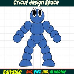 Orbsman from The Amazing Digital Circus SVG Orbsman from The Amazing Png Coloring pages Printable for Birthday Gift,