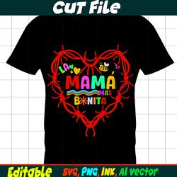 Karol G La Mama Mas Bonita SVG, Karol G La Mama Mas Bonita PNg, Printable Birthday Mom Cut file