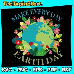 Earth Day Every Day Groovy Retro 70s Earth Day Svg, Earth Day Svg, Earth Day, Make Every Day Earth Day, Earth Day Png