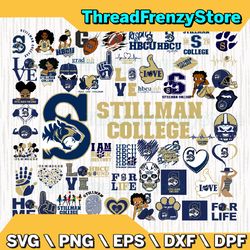 57 Files Stillman College Team Bundles Svg, Stillman College svg, HBCU Team svg, Mega Bundle, Designs, Cricut