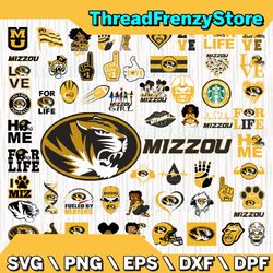 58 Files Missouri Tigers Team Bundle Svg, Missouri Tigers Svg, NCAA Teams svg, NCAA Svg, Png, Dxf, Eps, Instant Download