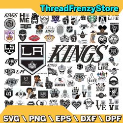 81 Files Los Angeles Kings Team Bundles Svg, Los Angeles Kings svg, NHL Svg, NHL Svg, Png, Dxf, Eps, Instant Download