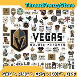 80 Files Vegas Golden Knights Team Bundles Svg, Vegas Golden Knights Svg, NHL Svg, NHL Svg, Png, Dxf, Eps