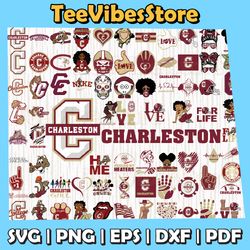 78 Files College of Charleston Cougars Team Bundle Svg, College of Charleston Cougars svg, NCAA Svg, Instant Download