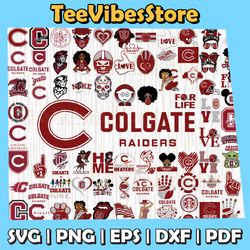 78 Files Colgate Raiders Team Bundle Svg, Colgate Raiders svg, NCAA Teams svg, NCAA Svg, Instant Download