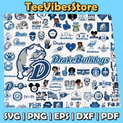 88 Files Drake Bulldogs Team Bundle Svg, Drake Bulldogs svg, NCAA Teams svg, NCAA Svg, Instant Download