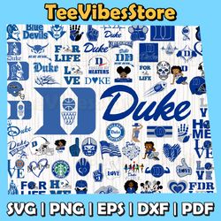 71 Files Duke Blue devil Team Bundle Svg, Duke Blue devil svg, NCAA Teams svg, NCAA Svg, Instant Download