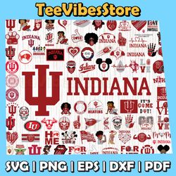 88 Files Indiana Hoosiers Team Bundle Svg, Indiana Hoosiers Svg, NCAA Teams svg, NCAA Svg, Instant Download