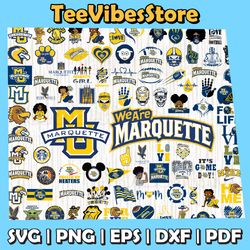 88 Files Marquette Golden Eagles Team Bundle Svg, Marquette Golden Eagles Svg, NCAA Svg, Instant Download