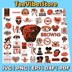 50 Files Cleveland Browns Team Bundle Svg, Cleveland Browns svg, NFL Teams svg, NFL Svg, Instant Download