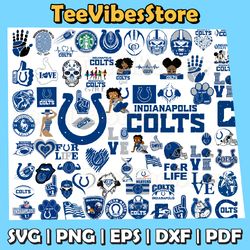 50 Files Indianapolis Colts Team Bundle Svg, Indianapolis Svg, Colts svg, NFL teams svg, NFL svg, Instant download