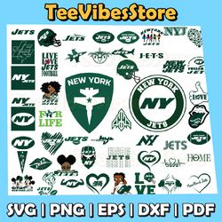 50 Files New York Jets Team Bundle Svg, New York Jets svg, NFL Teams svg, NFL Svg, Instant Download
