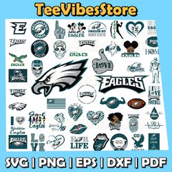 50 Files Philadelphia Eagles Team Bundle Svg, Philadelphia Eagles svg, NFL Teams svg, NFL Svg, Instant Download
