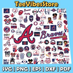 84 Files Atlanta Braves Team Bundles Svg, Atlanta Braves Svg,MLB Team Svg, MLB Svg, Instant Download