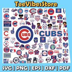 91 Files Chicago Cubs Team Bundles Svg, Chicago Cubs Svg, MLB Svg, MLB Team Svg, MLB Svg, Instant Download