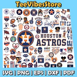 88 Files Houston Astros Team Bundles Svg , Houston Astros Svg, MLB Team Svg, MLB Svg, Instant Download