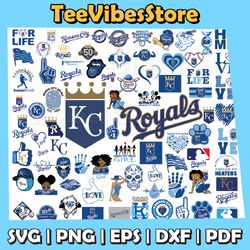 83 Files Kansas City Royals Team Bundles Svg, Kansas City Royals Svg, MLB Team Svg, MLB Svg, Instant Download