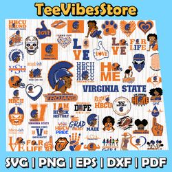 61 Files Virginia State University Team Bundles Svg, Virginia State University svg, Instant Download