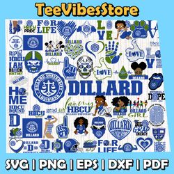 61 Files Dillard University Team Bundles Svg, Dillard University SVG, HBCU Team svg, Mega Bundle, Instant Download