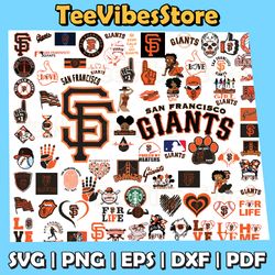 84 Files San Francisco Giants Team Bundles Svg, San Francisco Giants Svg, MLB Team Svg, MLB Svg, Instant Download